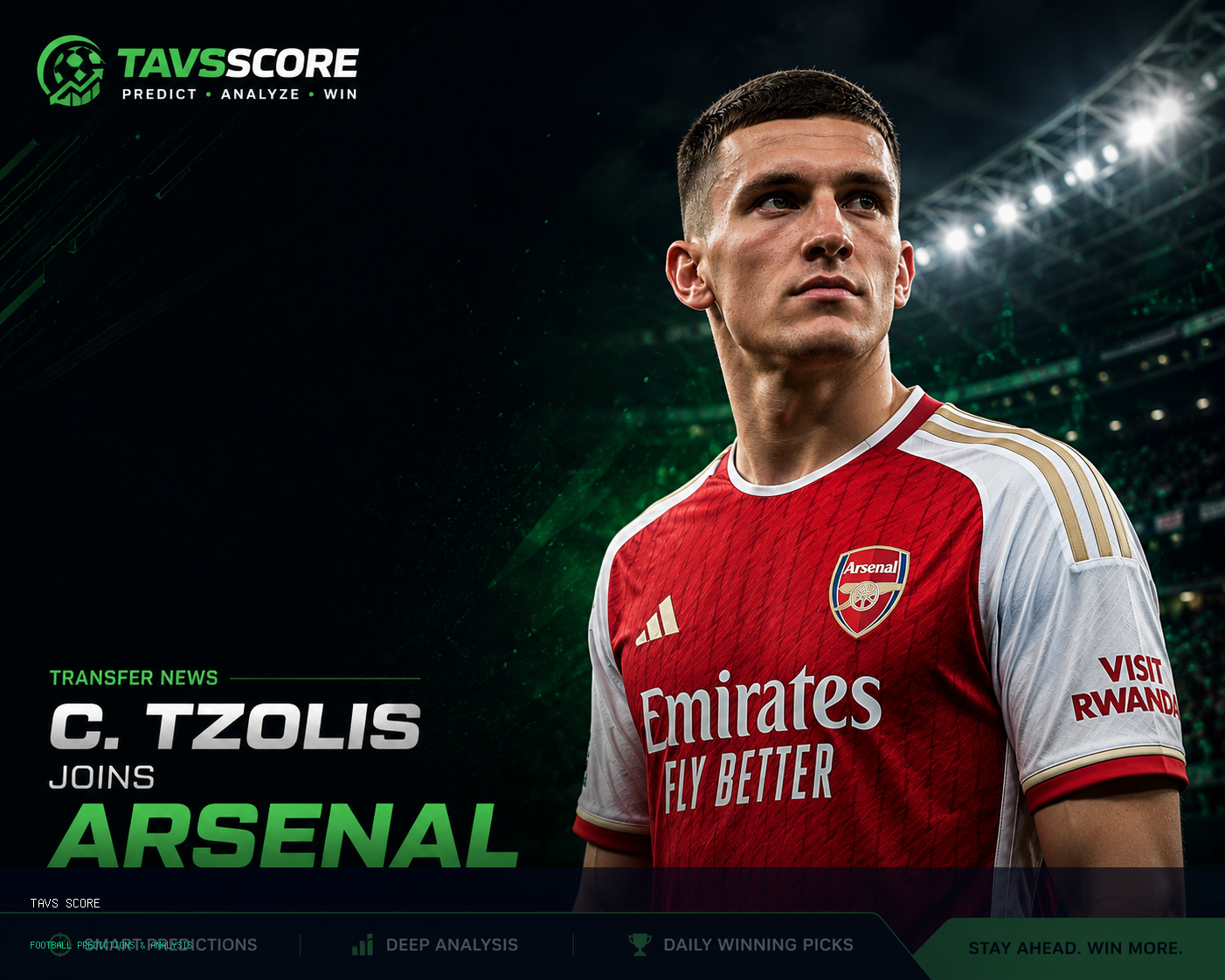 Transfer News: C. Tzolis Joins Arsenal
