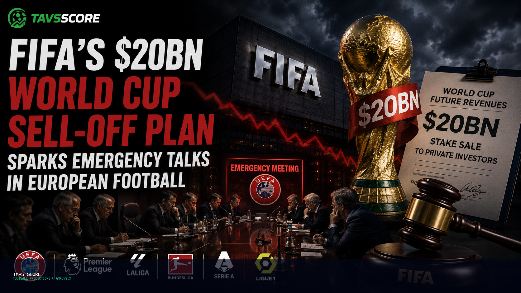FIFA’s $20bn World Cup sell-off plan sparks emergency talks in European football