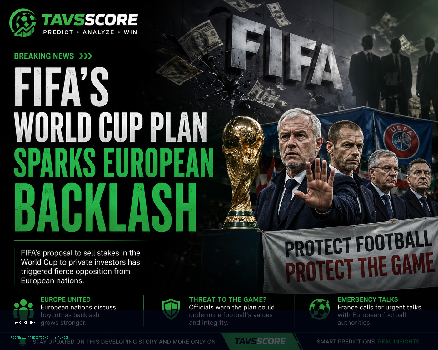FIFA's World Cup Plan Sparks European Backlash